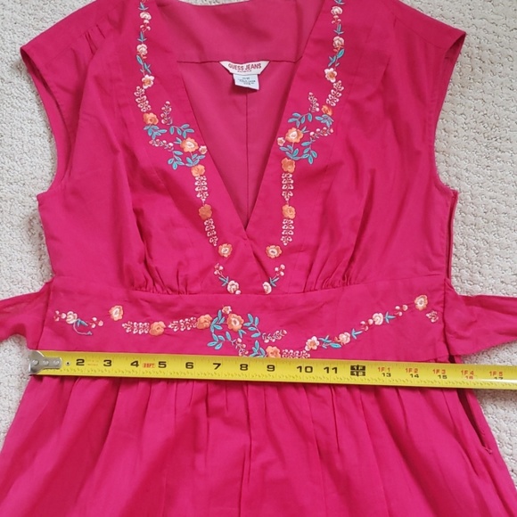 Guess Pink Embroidered dress - Picture 6 of 8